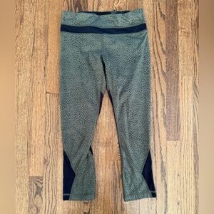 Lululemon Athletica Olive Patterned Leggings